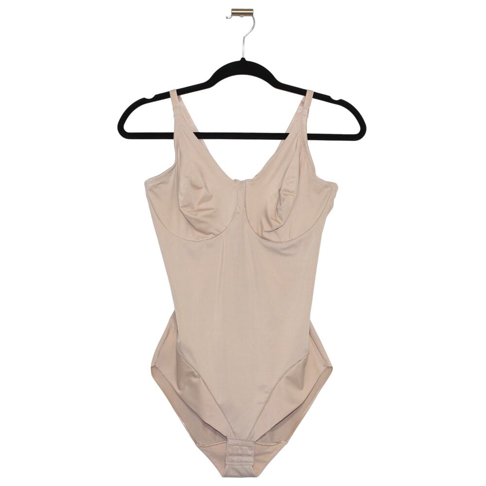 Miraclesuit Tan Beige Shapewear Bodysuit Size 40C